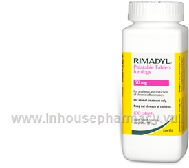 Rimadyl Palatable (Carprofen 50mg) 100 Tablets/Pack