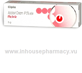 Acivir (Aciclovir 5%) Cream 5g/Tube