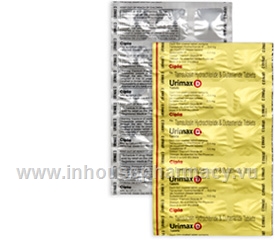 Urimax D (Tamsulosin HCl/Dutasteride 0.4mg/0.5mg) 15 Tablets/Strip
