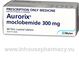 Aurorix (Moclobemide 300mg) 60 Tablets/Pack