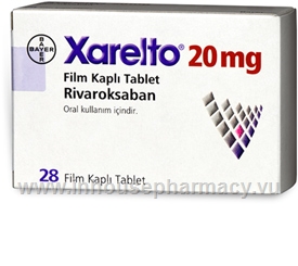 Xarelto (Rivaroxaban 20mg) Tablets (Turkish)