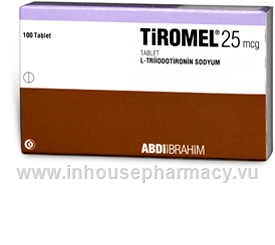Tiromel (Liothyronine 25mcg [T3]) Tablets (Turkish)
