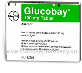 Glucobay (Acarbose 100mg) Tablets