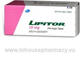 Lipitor (Atorvastatin 10mg) 90 Tablets/Pack (Turkish)