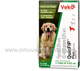 Quicfip Plus (Fipronil / Methoprene 9.8% / 8.8%) Topical Solution (Extra Large Dogs)