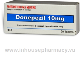 Donepezil Rex (Donepezil 10mg) 90 Tablets/Pack