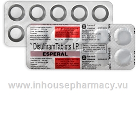 Esperal (Disulfiram 250mg) 10 Tablets/Strip