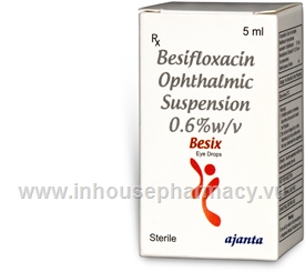 Besix (Besifloxacin 0.6%) Eye Drops 5ml