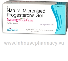 Naturogest (Progesterone 8%) Gel (15 Prefilled Applicators/Pack) 1.35g each