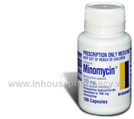 Minomycin 100mg 100 Capsules/Pack