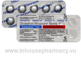 Olmezest 20mg 10 Tablets/Strip