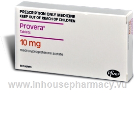 Provera 10mg 30 Tablets/Pack