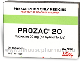 Prozac 20mg 28 Capsules/Pack