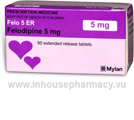 Felo 5 ER (Felodipine 5mg) 90 Tablets/Pack
