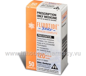 Flixotide (Fluticasone) CFC Free 50mcg 120 Doses/Inhaler