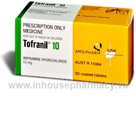 Tofranil 10mg 50 Tablets/Pack