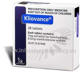 Kliovance 28 Tablets/Pack