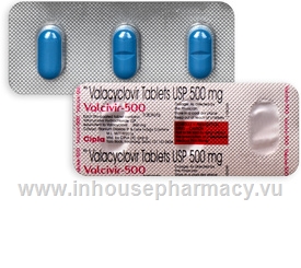 Valcivir-500 (Valacyclovir 500mg) 3 Tablets/Strip