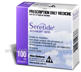 Seretide 100-50 Accuhaler 60 Blisters/Pack