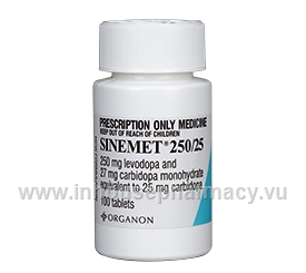 Sinemet 25/250 100 Tablets/Pack