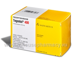 Tegretol 400mg 100 Tablets/Pack