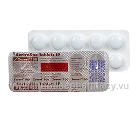 Zosert 100mg 10 Tablets/Strip