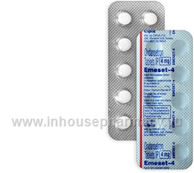 Emeset-4 4mg (Ondansetron) 10 Tablets/Strip