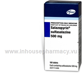 Salazopyrin 500mg 100 Tablets/Pack