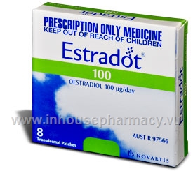 Estradot (Estradiol 100mcg) 8 Patches/Pack (Aust)