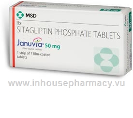 Januvia 50mg 7 Tablets/Pack (MSD)