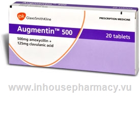 Augmentin 500mg 20 Tablets/Pack