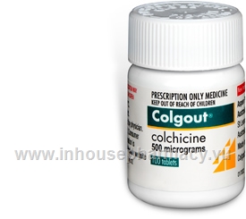 Colgout (Colchicine 0.5mg) 100 Tablets/Pack