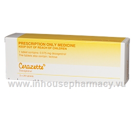 Cerazette Desogestrel 0 075mg By Msd Inhousepharmacy Vu