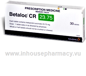 Betaloc CR 23.75mg 30 Tablets/Pack