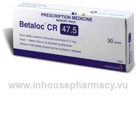 Betaloc CR 47.5mg 30 Tablets/Pack