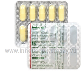 Indocap (Indomethacin  25mg) 10 Capsules/Strip