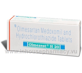 Olmezest H 20 20/12.5mg 100 Tablets/Pack