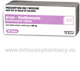 Arrow - Roxithromycin 300 50 Tablets/Pack