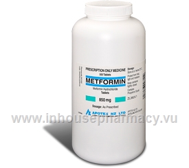 APO-Metformin (Metformin 850mg) 500 Tablets/Pack