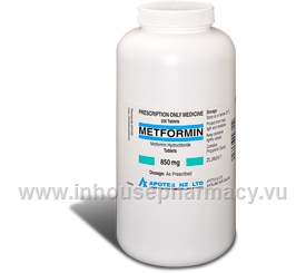 Metformin 850g tablets