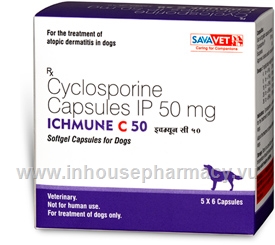 Ichmune C (Cyclosporine 50mg) 30 Capsules/Pack