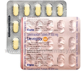 Levepsy (Levetiracetam 500mg) 15 Tablets/Strip