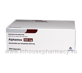 Alphamox (Amoxicillin 500mg) 500 Capsules/Pack