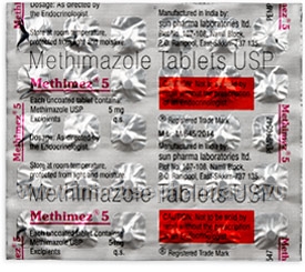 Methimez (Methimazole 5mg) 30 Tablets/Strip