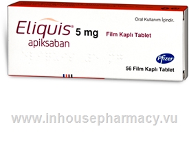 Eliquis (Apixaban 5mg) 56 Tablets/Pack (Turkish)