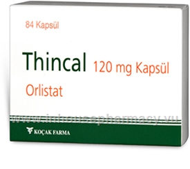 Thincal (Orlistat 120mg) 84 Capsules/Pack (Sourced from Turkey)