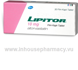 Lipitor (Atorvastatin 10mg) 30 Tablets/Pack (Turkish)