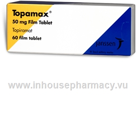 Topamax (Topiramate 50mg) 60 Tablets/Pack (Turkish)