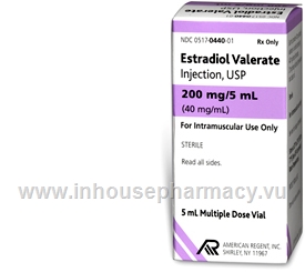 AR Estradiol Valerate (Estradiol Valerate 40mg/ml) 5ml Vial