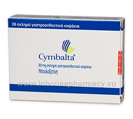 Cymbalta (Duloxetine 30mg) 28 Capsules/Pack (Turkish)